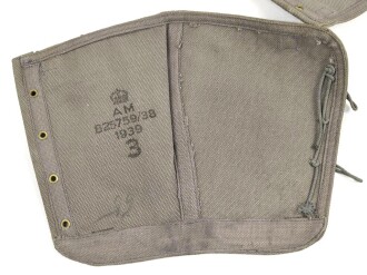 British Royal Air Force Pattern 1925 Gaiters, size 3, dated 1939, very good condition