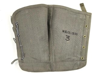 British Royal Air Force Pattern 1925 Gaiters, size 3, dated 1939, good condition