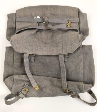 British Royal Air Force Pattern 1925 Rucksack, top and bottom part. Dated 1940 and 41. Unused