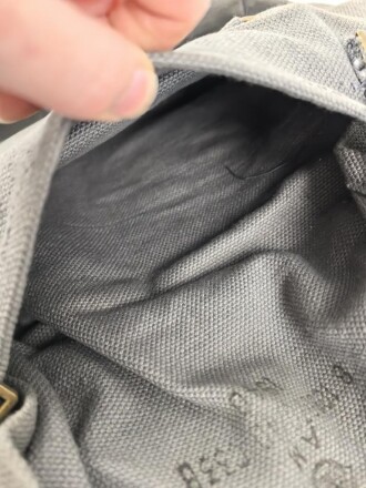 British Royal Air Force Pattern 1925 Rucksack, top and bottom part. Dated 1940 and 41. Unused