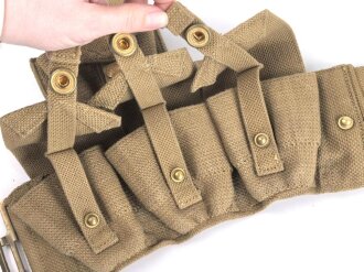 British Pattern 1925 Cartridge carrier belt set. 1926 dated, unused.