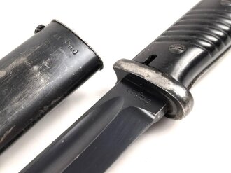 Seitengewehr Modell 84/98 für k98 der Wehrmacht. Nummerngleiches Stück von 41 fnj