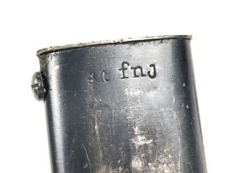 Seitengewehr Modell 84/98 für k98 der Wehrmacht. Nummerngleiches Stück von 41 fnj