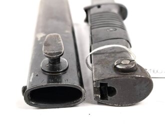 Seitengewehr Modell 84/98 für k98 der Wehrmacht. Nummerngleiches Stück von 41 fnj