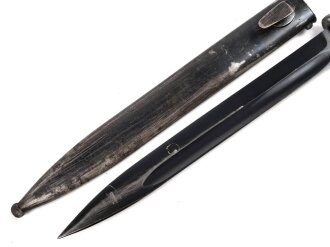 Seitengewehr Modell 84/98 für k98 der Wehrmacht. Nummerngleiches Stück von 41 fnj