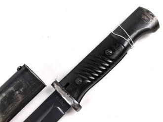 Seitengewehr Modell 84/98 für k98 der Wehrmacht. Nummerngleiches Stück von 41 fnj