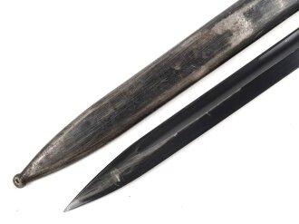 Seitengewehr Modell 84/98 für k98 der Wehrmacht. Nummerngleiches Stück von 41 fnj