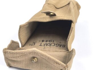 British pattern 1937 M.T. drivers basic ammo pouch. Dated 1944, unused