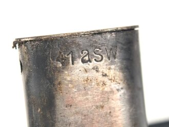 Seitengewehr Modell 84/98 für k98 der Wehrmacht. Nummerngleiches Stück von 41 asw