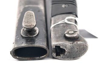 Seitengewehr Modell 84/98 für k98 der Wehrmacht. Nummerngleiches Stück von 41 asw