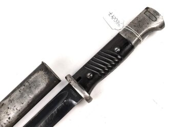 Seitengewehr Modell 84/98 für k98 der Wehrmacht. Nummerngleiches Stück von 41 asw