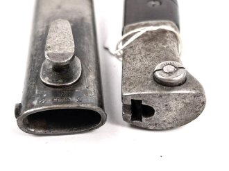 Seitengewehr Modell 84/98 für k98 der Wehrmacht. Nummerngleiches Stück von 41 cvl