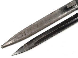 Seitengewehr Modell 84/98 für k98 der Wehrmacht. Nummerngleiches Stück von 41 cvl