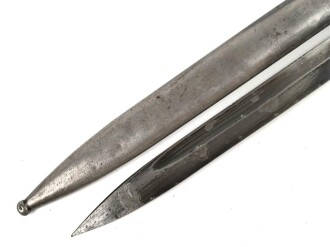 Seitengewehr Modell 84/98 für k98 der Wehrmacht. Nummerngleiches Stück von 41 cvl