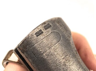 Seitengewehr Modell 84/98 für k98 der Wehrmacht. Nummerngleiches Stück von 42 fnj, Scheide überlackiert