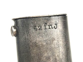 Seitengewehr Modell 84/98 für k98 der Wehrmacht. Nummerngleiches Stück von 42 fnj