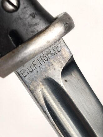 Seitengewehr M84/98 für K98 der Wehrmach, getragenes Stück