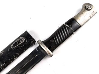 Seitengewehr M84/98 für K98 der Wehrmach, getragenes Stück