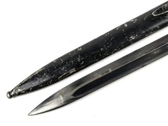 Seitengewehr M84/98 für K98 der Wehrmach, getragenes Stück