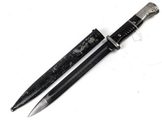 Seitengewehr M84/98 für K98 der Wehrmach, getragenes Stück