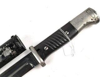 Seitengewehr M84/98 für K98 der Wehrmach, getragenes Stück