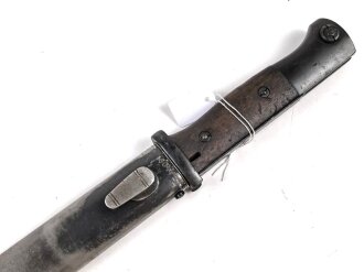 Seitengewehr M84/98 für K98 der Wehrmach, getragenes Stück