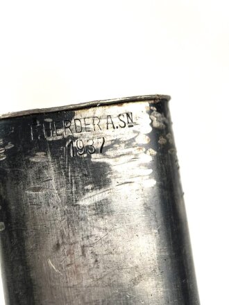 Seitengewehr M84/98 für K98 der Wehrmach, getragenes Stück