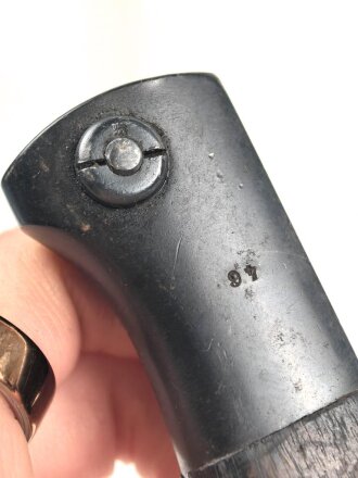 Seitengewehr M84/98 für K98 der Wehrmach, getragenes Stück