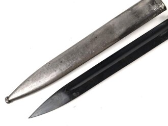 Seitengewehr M84/98 für K98 der Wehrmach, getragenes Stück