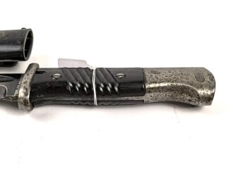 Seitengewehr M84/98 für K98 der Wehrmach, getragenes Stück