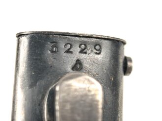 Seitengewehr M84/98 für K98 der Wehrmach, getragenes Stück