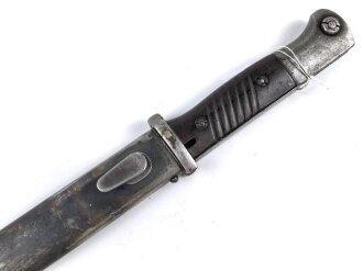 Seitengewehr M84/98 für K98 der Wehrmach, getragenes Stück