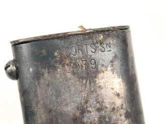 Seitengewehr M84/98 für K98 der Wehrmach, getragenes Stück