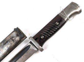 Seitengewehr M84/98 für K98 der Wehrmach, getragenes Stück