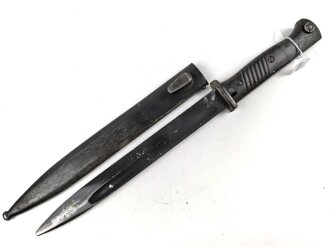 Seitengewehr M84/98 für K98 der Wehrmach, getragenes Stück