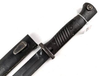 Seitengewehr M84/98 für K98 der Wehrmach, getragenes Stück