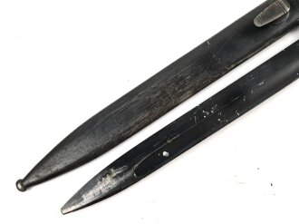 Seitengewehr M84/98 für K98 der Wehrmach, getragenes Stück