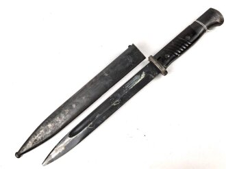 Seitengewehr M84/98 für K98 der Wehrmach, getragenes Stück