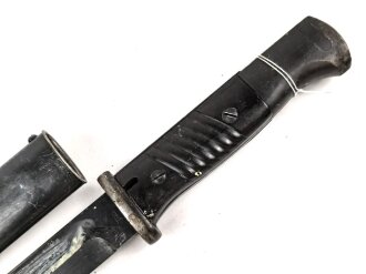 Seitengewehr M84/98 für K98 der Wehrmach, getragenes Stück