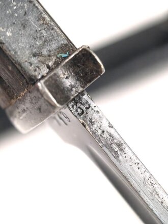 Seitengewehr M84/98 für K98 der Wehrmach, getragenes Stück