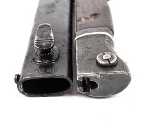 Seitengewehr M84/98 für K98 der Wehrmach, getragenes Stück