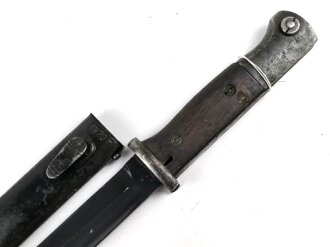 Seitengewehr M84/98 für K98 der Wehrmach, getragenes Stück