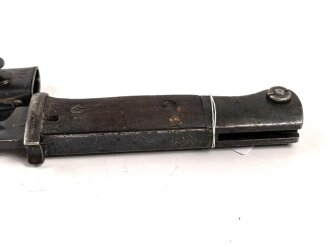 Seitengewehr M84/98 für K98 der Wehrmach, getragenes Stück