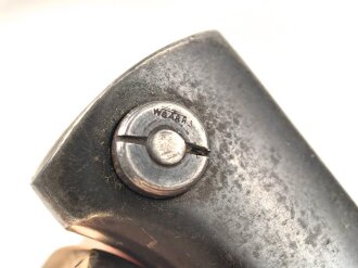 Kriegsmarine, Seitengewehr M84/98 für K98 der Wehrmach, getragenes Stück, die Scheide mit " Nordsee stempelung"
