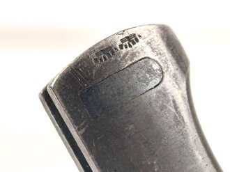 Kriegsmarine, Seitengewehr M84/98 für K98 der Wehrmach, getragenes Stück, die Scheide mit " Nordsee stempelung"