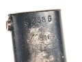Kriegsmarine, Seitengewehr M84/98 für K98 der Wehrmach, getragenes Stück, die Scheide mit " Nordsee stempelung"