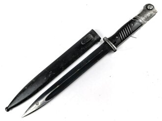 Seitengewehr M84/98 für K98 der Wehrmach, getragenes Stück