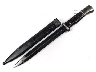 Seitengewehr M84/98 für K98 der Wehrmach, getragenes Stück