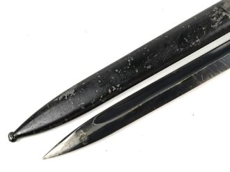 Seitengewehr M84/98 für K98 der Wehrmach, getragenes Stück