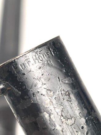 Seitengewehr M84/98 für K98 der Wehrmach, getragenes Stück, die Scheide überlackiert